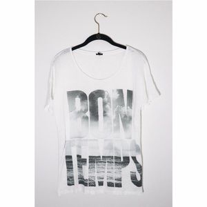 J.Crew | 100% Linen T-shirt Bon Temps